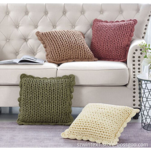 Hand made knitted Cusion